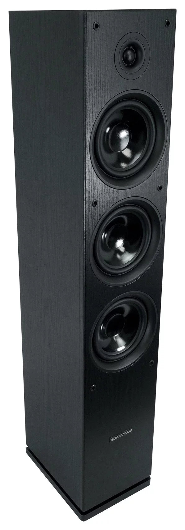 (1) Rockville RockTower 68B Black Home Audio Tower Sizepeakers Passive 8 Ohm