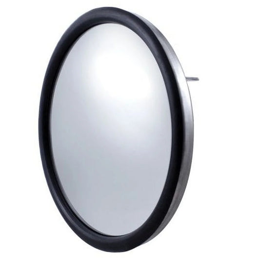 (1) 8.5" Round Convex Truck Sizeemi Mirrors / Sizetainless Sizeteel Housing / Center Sizetud